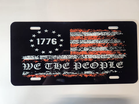 We The People License Plate