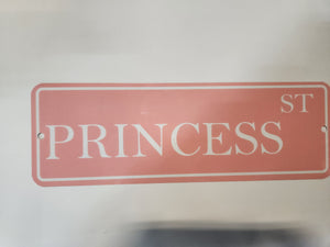 Princess St Street Sign