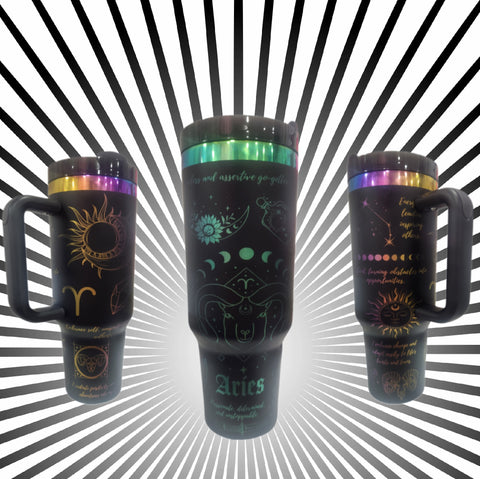 40oz Aries Zodiac Tumbler